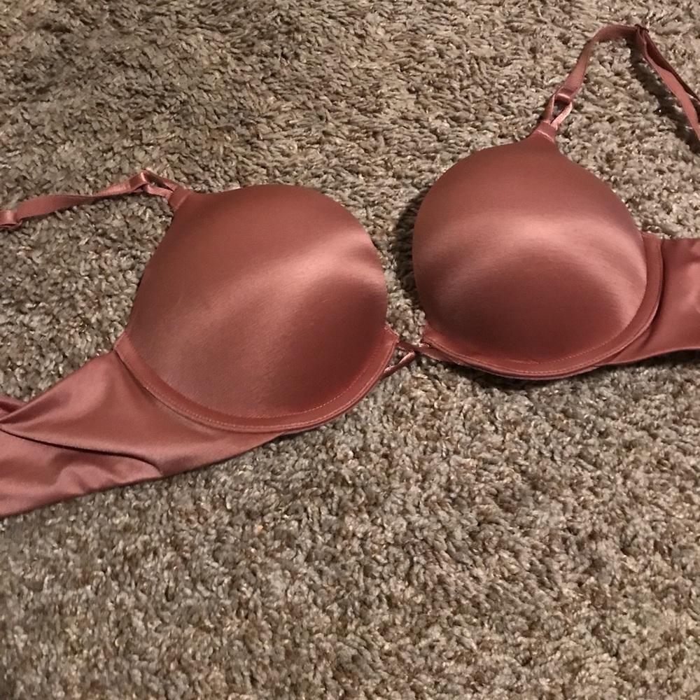 VS PINK Satin Push-up Bra